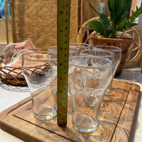 Set of 6 vintage drug store Coca-Cola glasses (set #2) - Picture 8 of 9